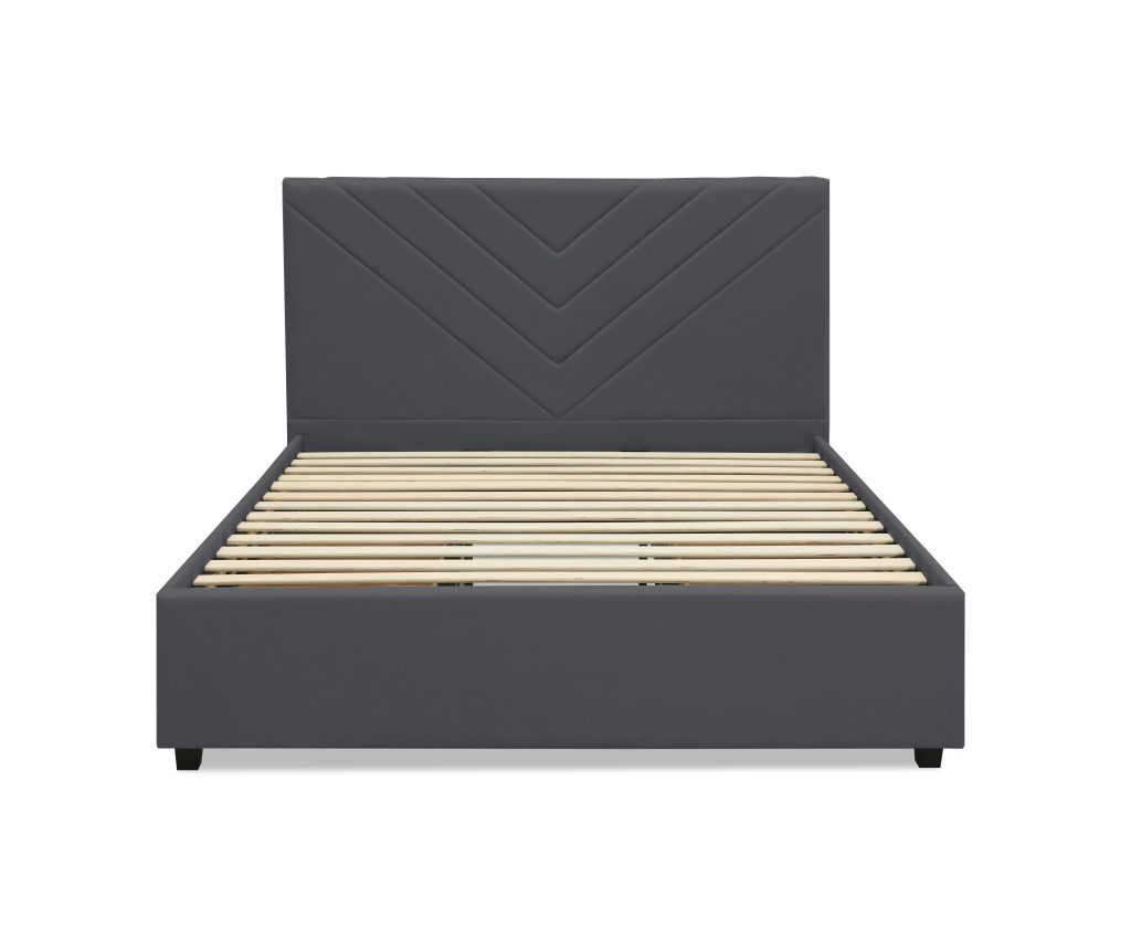 Biagio Queen European Size Bed Frame with 2 Drawer — Homemaker