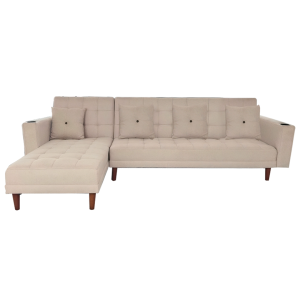 New Luxury Premium Fabric Sofabed with Cupholders