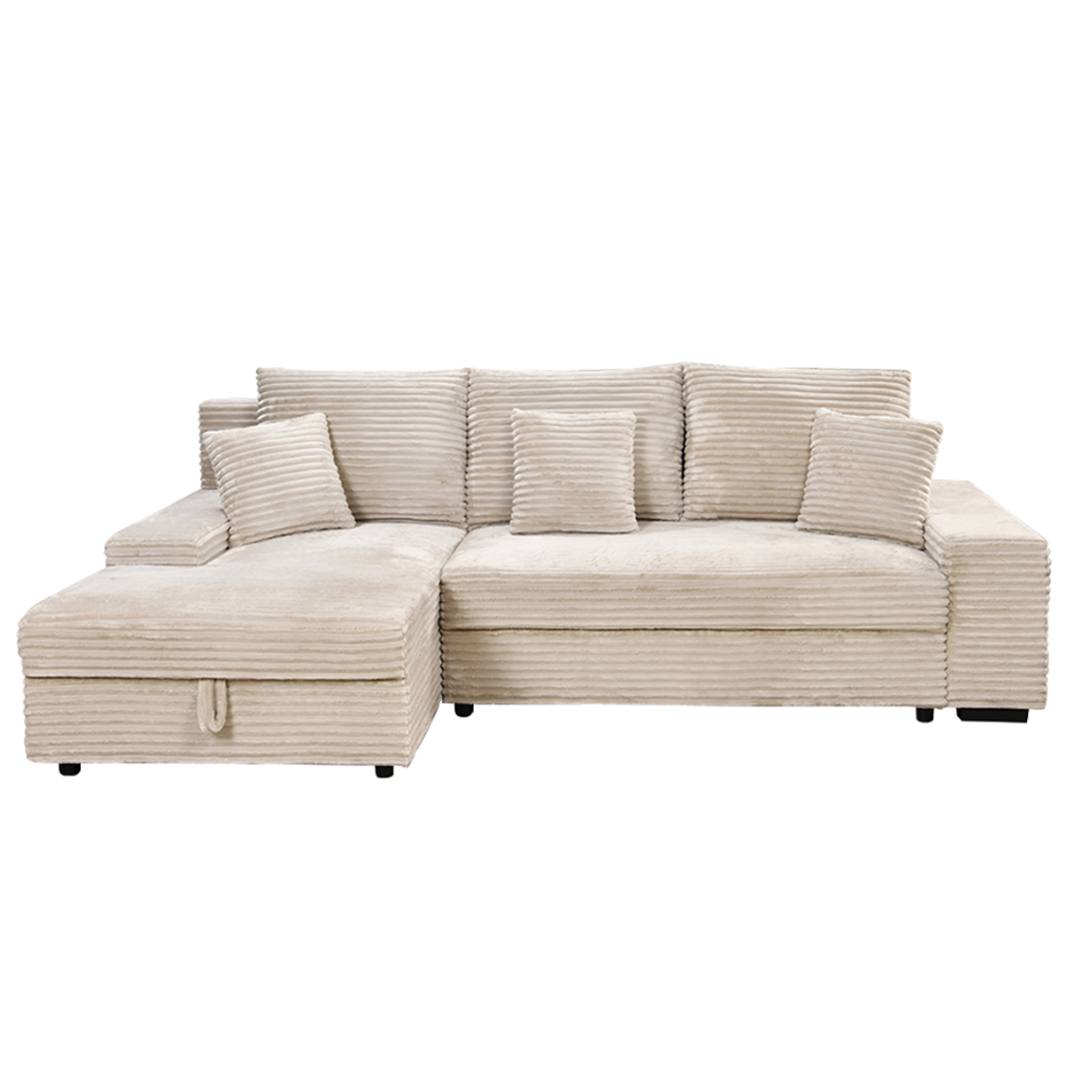 Tilia Corner Sofa Bed with Pull out Bed and Storage