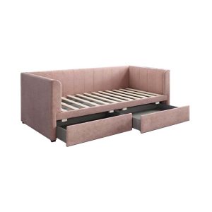 Nevada Single Size Bedframe with Two Drawer Storage