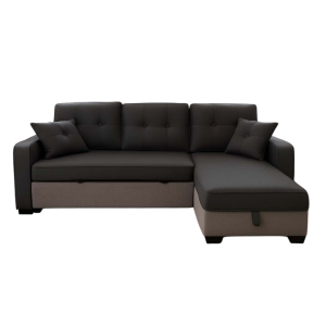 New Aspen Premium Fabric Sofabed with Cupholders and Storage